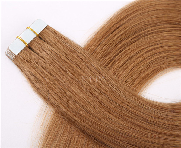 Double drawn tape in extensions European hair market YJ267